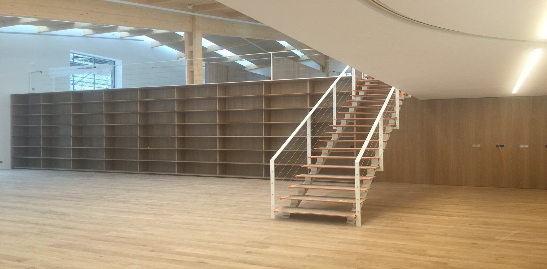 Bibliothèque sur mesure Blue Ice